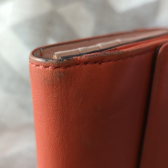 Coach Wallet - Salmon Pink w/ Goldtone Hardware - Picture 9 of 10